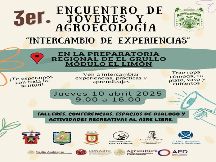 Preparatoria de El Limón realizará el Tercer Encuentro de Jóvenes y Agro-ecología