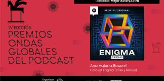 La actriz mexicana Ana Valeria Becerril entre los ganadores de los IV Premios Ondas Globales del Podcast