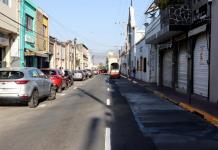 Habilitan dos carriles para circular por la calle Pascual Galindo