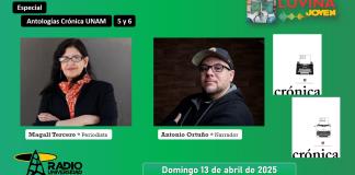 Antología Crónica. Magali Tercero, Antonio Ortuño. Luvina Joven Radio 2025