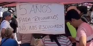 El Comité Estatal de Morena respalda a las mujeres comerciantes del parque Rojo