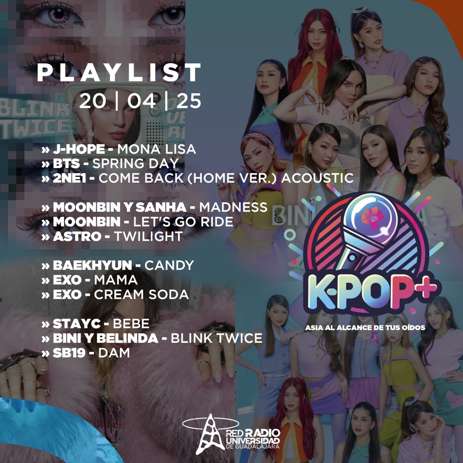 Kpop Plus “Asia a través de tus oídos” - Domingo 20 abril Kpop Plus “Asia a través de tus oídos” - Domingo 20 abril