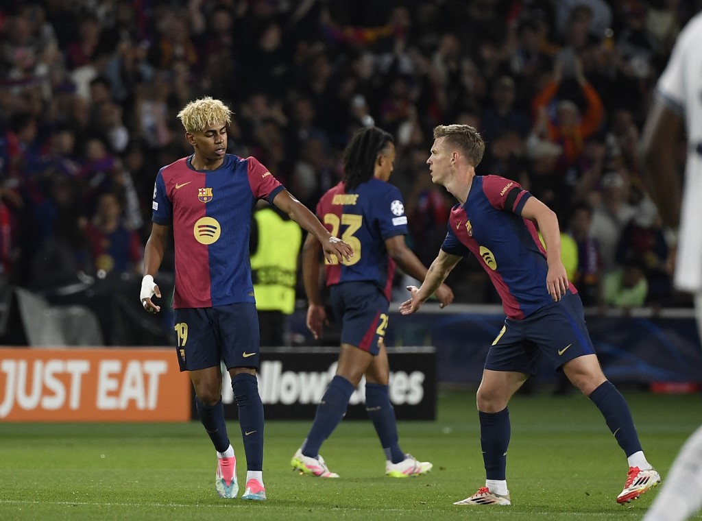 Barcelona reacciona a tiempo en un vibrante empate ante el Inter de Milán Barcelona reacciona a tiempo en un vibrante empate ante el Inter de Milán