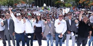 En el 1 de mayo, Lemus se compromete a mejorar prestaciones de burócratas de Jalisco