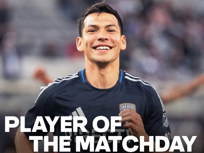 Hirving Chucky Lozano, mejor jugador de la jornada 11 de la MLS
