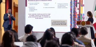 Ebrard presenta estrategia para proteger industrias acerera, textil y del calzado