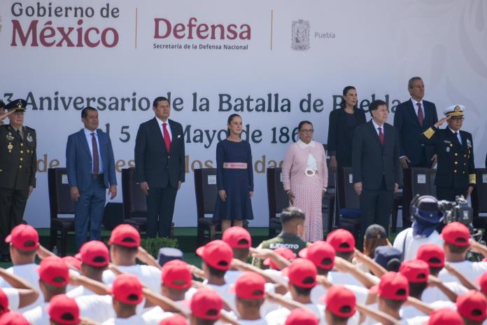 Sheinbaum reivindica soberanía e independencia de México durante celebración de 5 de mayo