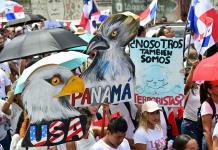 Miles marchan en Panamá contra presencia militar de EEUU y reapertura de mina