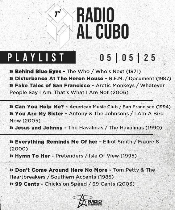 Radio al Cubo - Lu. 05 May 2025 Radio al Cubo - Lu. 05 May 2025