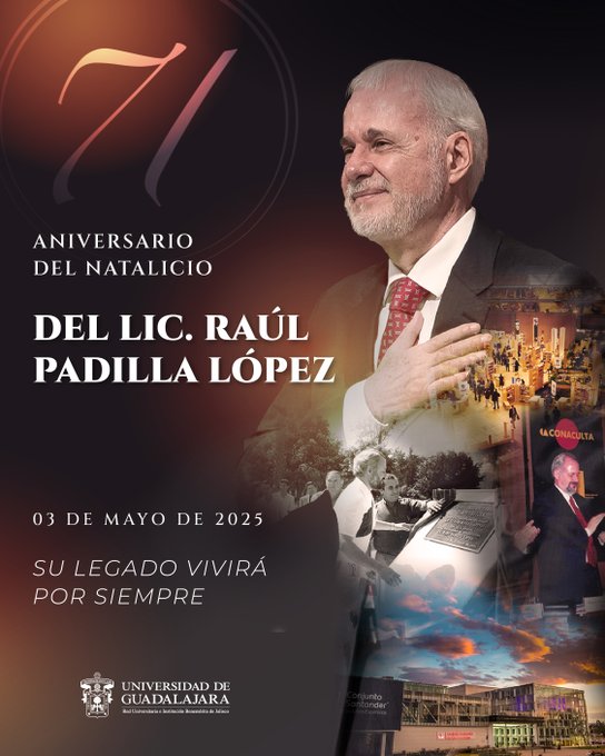 Tx Trasmisión especial en conmemoración a la vida de Raúl Padilla - Sa 03 May 2025 Tx Trasmisión especial en conmemoración a la vida de Raúl Padilla - Sa 03 May 2025