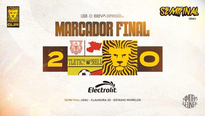 Atlético Morelia 02 vs 00 Leones Negros - Sa. 03 May 2025