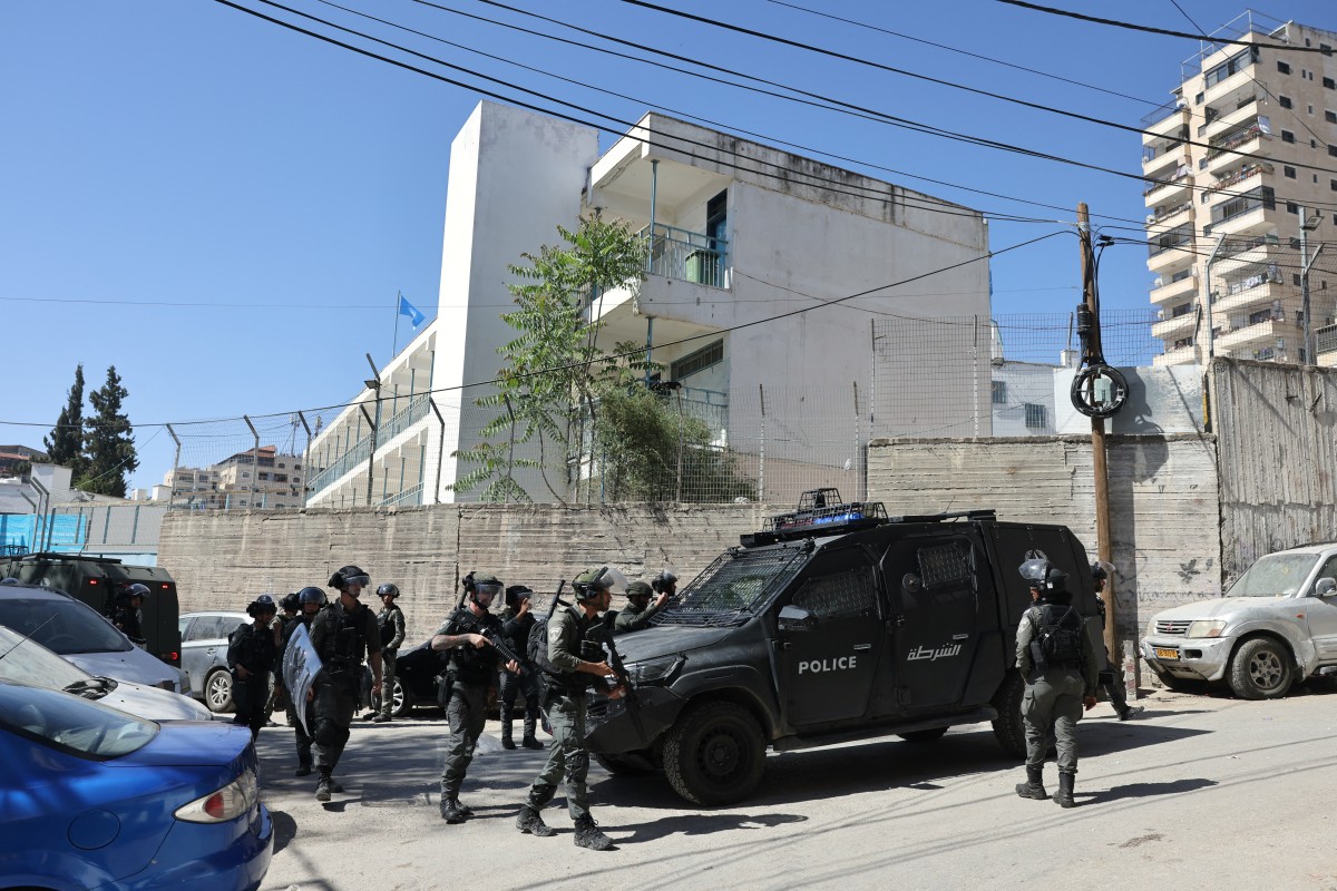 Las fuerzas israelíes cierran las escuelas de la ONU en Jerusalén Este Las fuerzas israelíes cierran las escuelas de la ONU en Jerusalén Este