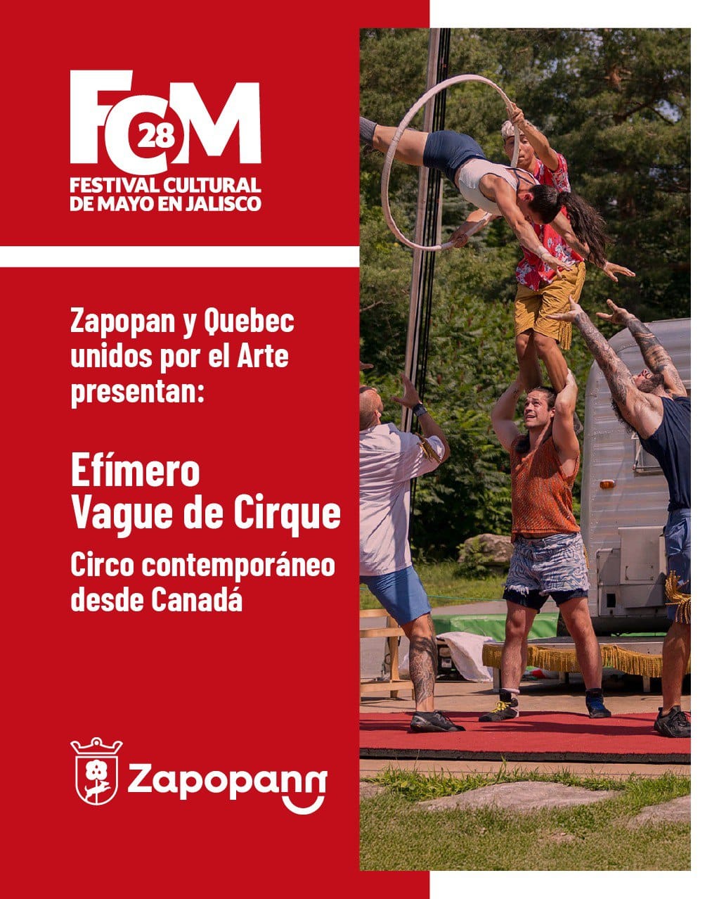 Segundo aniversario el Centro de Artes Circenses de Zapopan con la presentación de Vague de Cirque Segundo aniversario el Centro de Artes Circenses de Zapopan con la presentación de Vague de Cirque