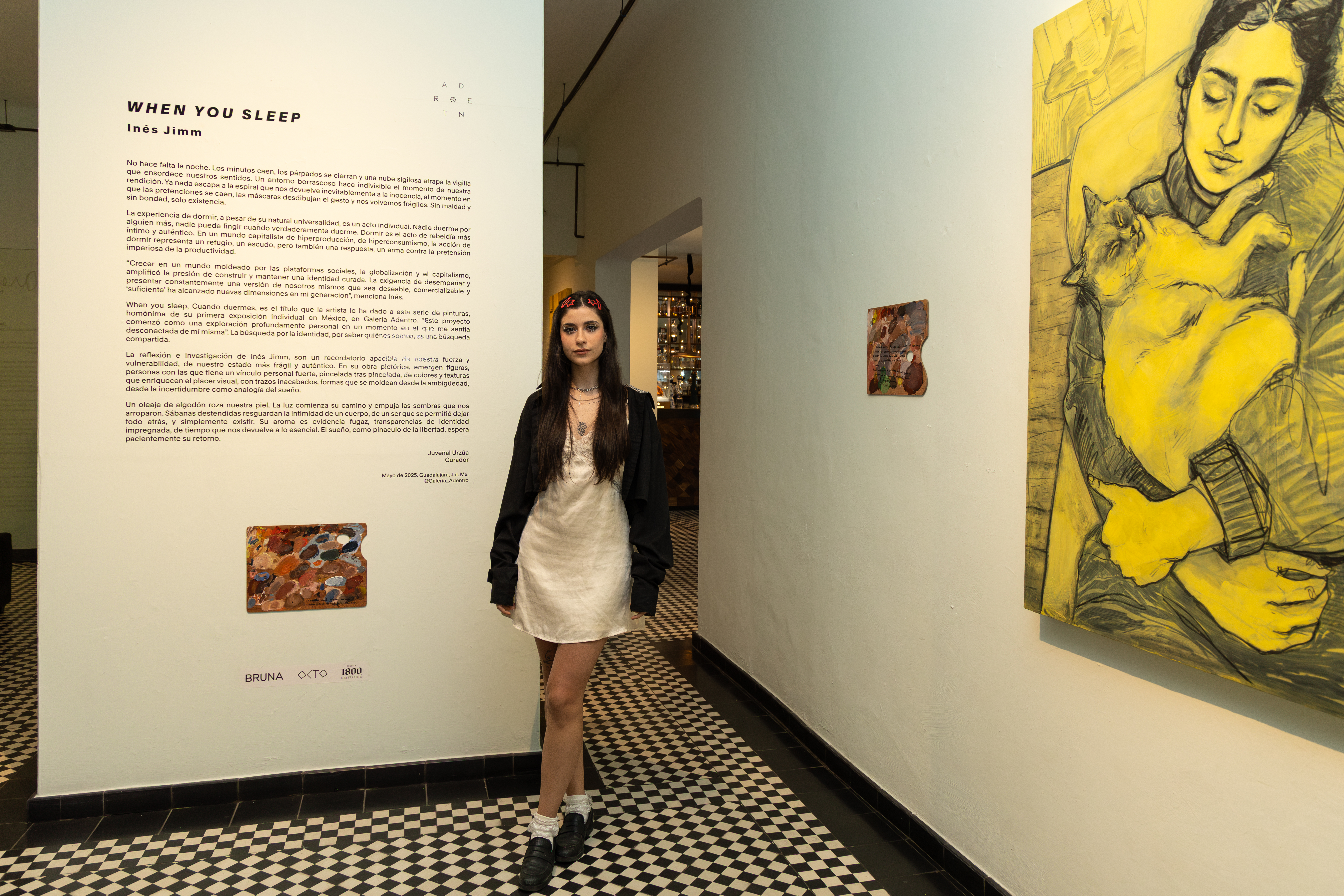 “When you sleep”, un acto individual sin pretensiones en la nueva exposición de Inés Jimm “When you sleep”, un acto individual sin pretensiones en la nueva exposición de Inés Jimm