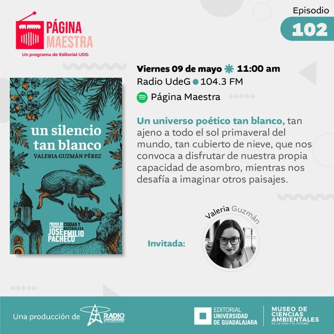 Página Maestra - Vi. 09 May 2025 - Un silencio tan blanca de Valeria Guzmán Página Maestra - Vi. 09 May 2025 - Un silencio tan blanca de Valeria Guzmán