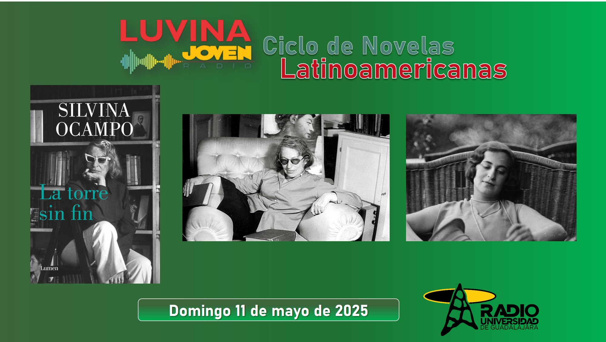 Ciclo de novelas latinoamericanas: La torre sin fin. Luvina Joven Radio 11 mayo 2025 Ciclo de novelas latinoamericanas: La torre sin fin. Luvina Joven Radio 11 mayo 2025
