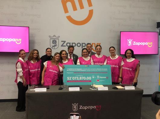 Entregan donativos a Servicios de Salud Zapopan
