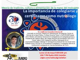 TEXOLOTL [COLEGIO DE NUTRIOLOGOS] 12-MAYO-2025