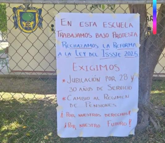 Maestros marcharán este 15 de Mayo para que se abrogue la Ley del ISSSTE