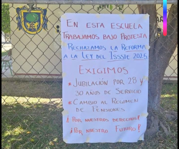 Maestros marcharán este 15 de Mayo para que se abrogue la Ley del ISSSTE