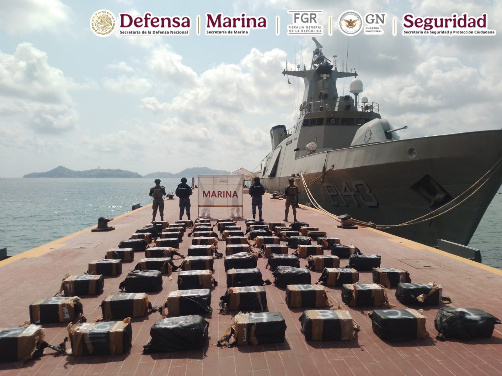 Militares decomisan 1,3 toneladas de cocaína en Guerrero