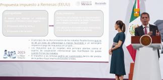 Impuesto a remesas viola tratado fiscal entre México y EEUU, dice Sheinbaum