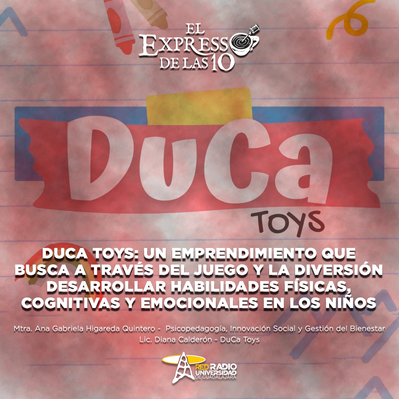 DuCa Toys: Emprendimiento que fomenta el juego y la creatividad para desarrollar habilidades en los niños - El Expresso de las 10 - Vi. 16 Mayo 2025 DuCa Toys: Emprendimiento que fomenta el juego y la creatividad para desarrollar habilidades en los niños - El Expresso de las 10 - Vi. 16 Mayo 2025