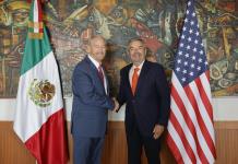 Canciller mexicano y embajador de EEUU sostienen primer encuentro con diálogo franco
