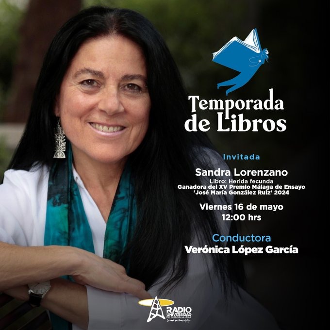 Temporada de Libros - Vi. 16 May 2025 - Sandra Lorenzano Temporada de Libros - Vi. 16 May 2025 - Sandra Lorenzano