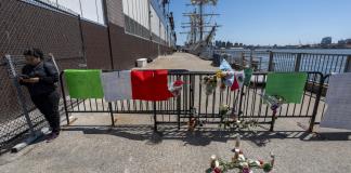 Despiden en México a cadete fallecida en choque de buque contra puente en Brooklyn