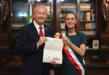 Sheinbaum recibe al nuevo embajador de EEUU en medio del optimismo y pese a las tensiones