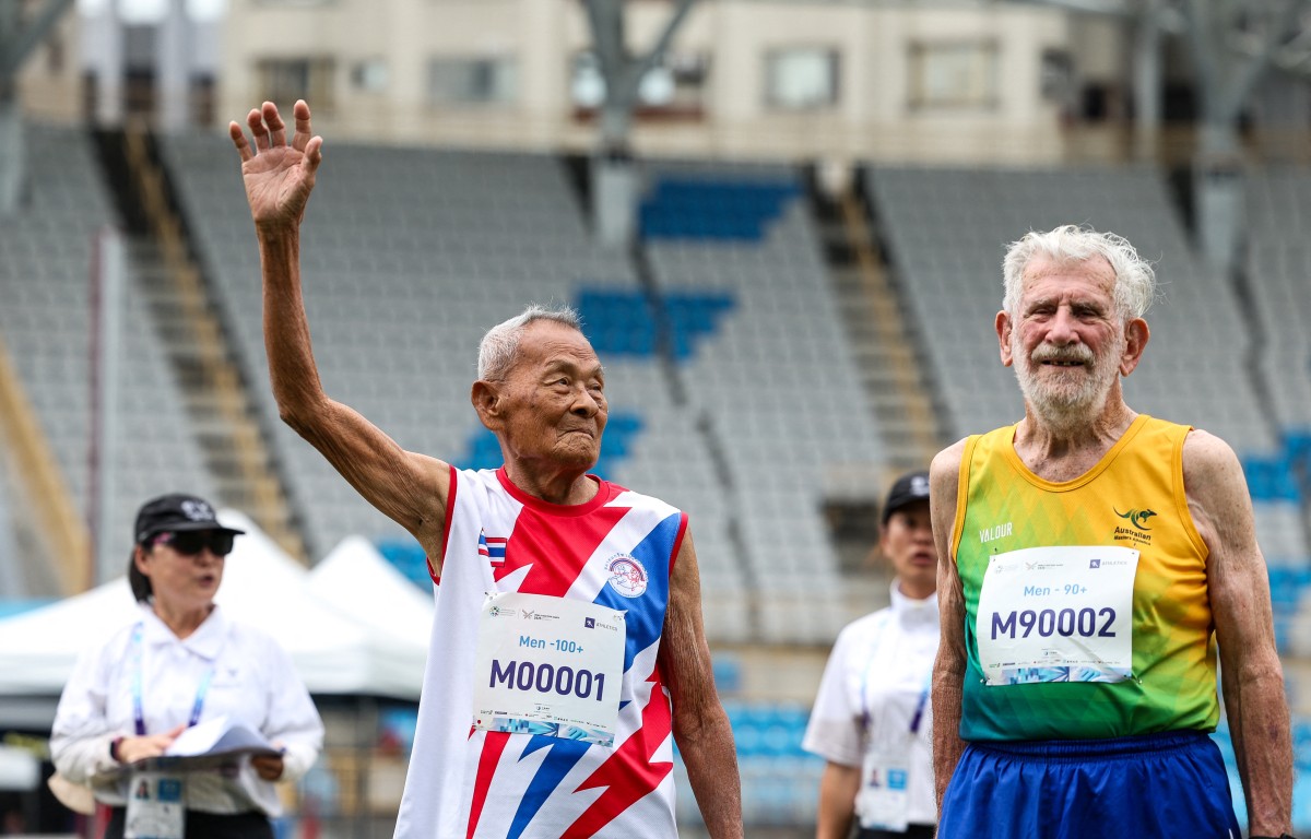 Sawang Janpram, el orgulloso decano de 105 años de los World Masters Games Sawang Janpram, el orgulloso decano de 105 años de los World Masters Games