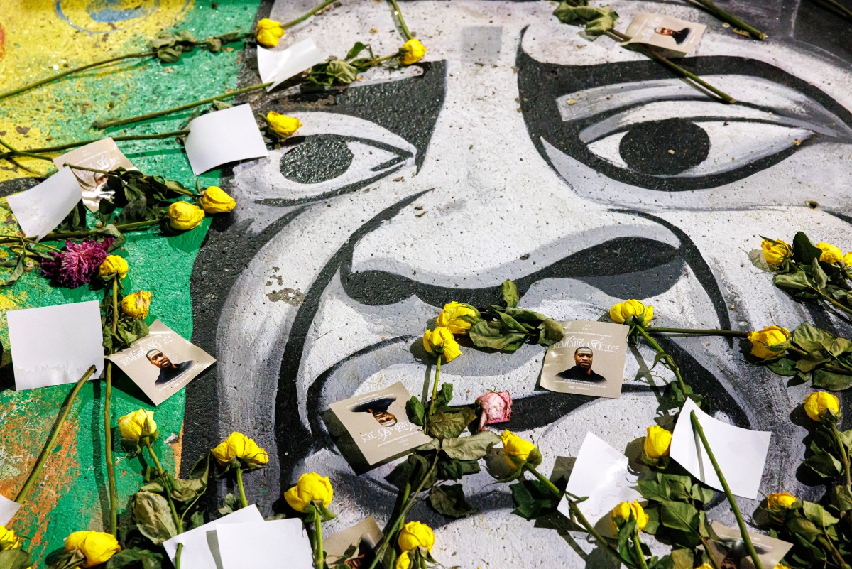En Minneapolis, la protesta se vuelve arte en memoria de George Floyd En Minneapolis, la protesta se vuelve arte en memoria de George Floyd