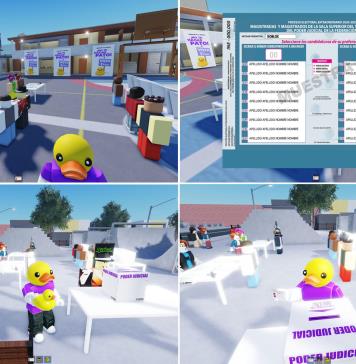 INE publica juego en Roblox para enseñar a votar en elección judicial