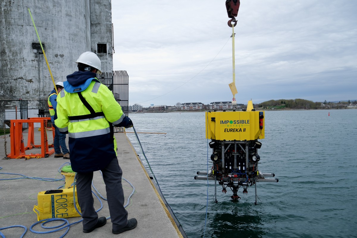 El robot que busca cosechar nódulos del fondo marino con menos daño ambiental El robot que busca cosechar nódulos del fondo marino con menos daño ambiental