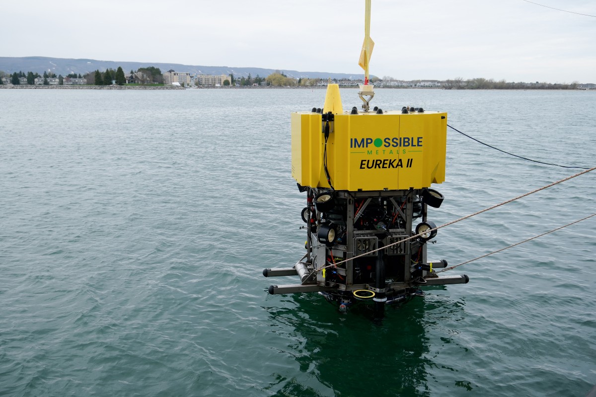El robot que busca cosechar nódulos del fondo marino con menos daño ambiental El robot que busca cosechar nódulos del fondo marino con menos daño ambiental