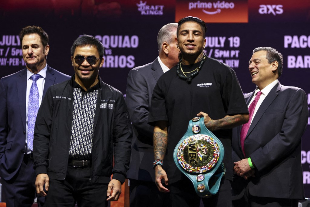 Pacquiao anuncia su regreso ante el campeón wélter del CMB, Mario Barrios Pacquiao anuncia su regreso ante el campeón wélter del CMB, Mario Barrios