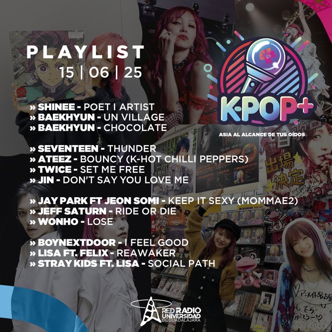 Kpop Plus “Asia a través de tus oídos” - Domingo 15 Junio Kpop Plus “Asia a través de tus oídos” - Domingo 15 Junio