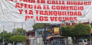 Vecinos amenazan con bloquear con autos y casas de campaña las Fiestas de Tlaquepaque