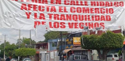 Vecinos amenazan con bloquear con autos y casas de campaña las Fiestas de Tlaquepaque
