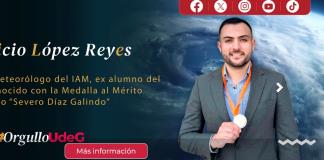Meteorólogo de la UdeG recibe medalla al mérito climático