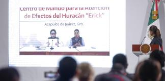 México no reporta daños humanos por el huracán Erick tras tocar tierra como categoría tres