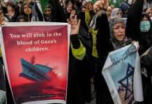 Miles de personas se manifiestan contra Israel en Teherán y otras ciudades de Oriente Medio