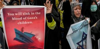 Miles de personas se manifiestan contra Israel en Teherán y otras ciudades de Oriente Medio