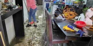 Vecinos de la colonia El Briseño perdieron todos sus muebles con las inundaciones de ayer
