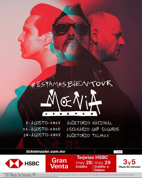 “Estamos Bien Tour”: Moenia presentará sus nuevos lanzamientos en el Auditorio Telmex “Estamos Bien Tour”: Moenia presentará sus nuevos lanzamientos en el Auditorio Telmex