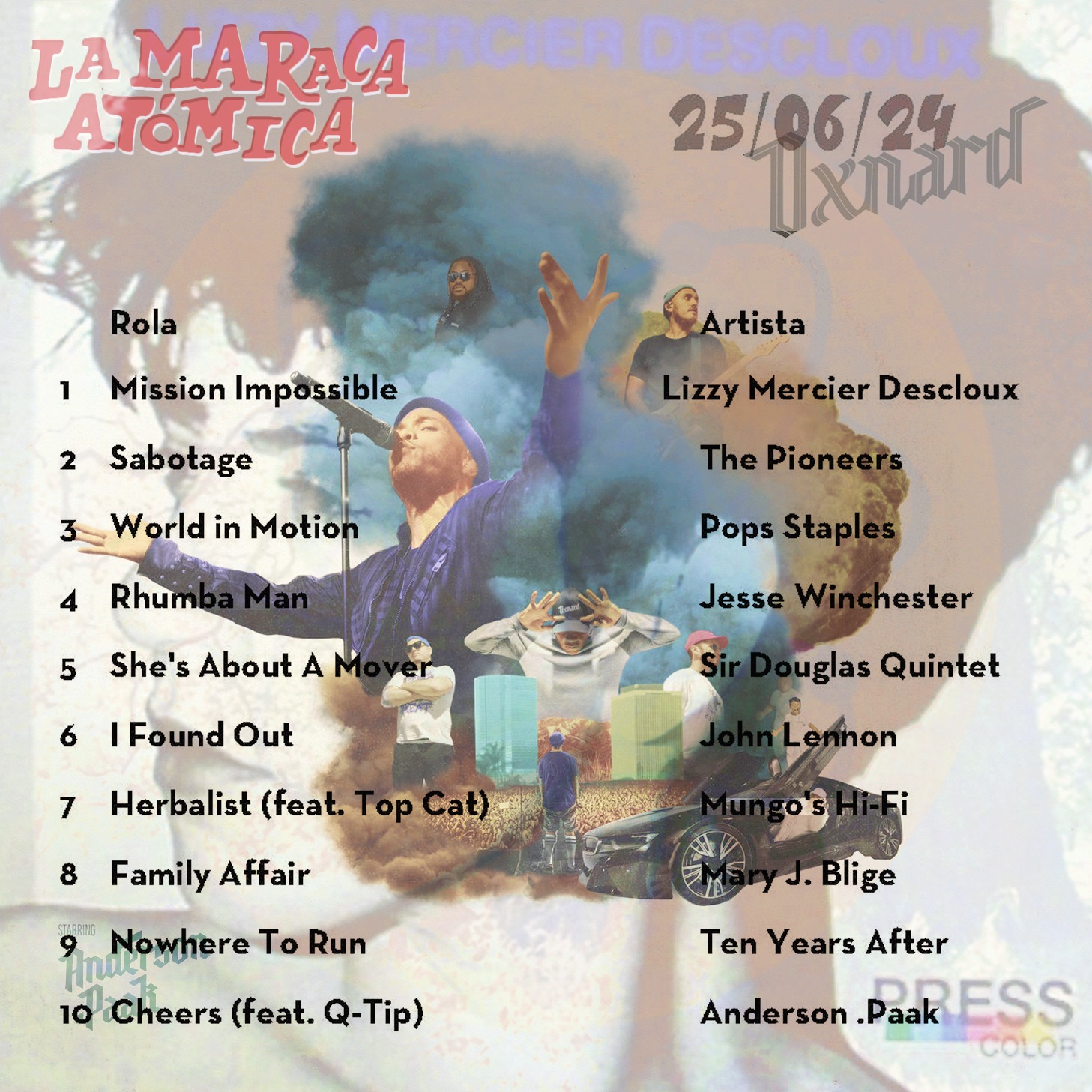 La Maraca Atómica - Ma. 24 Jun 2025 - Con una lista muy apta para días nublados La Maraca Atómica - Ma. 24 Jun 2025 - Con una lista muy apta para días nublados