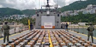 México decomisa 3,5 toneladas de cocaína frente a costas de Pacífico