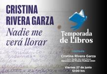 Temporada de Libros - Vi. 27 Jun 2025 - Cristina Rivera Garza