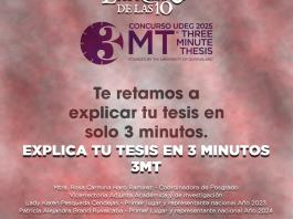 Explica tu tesis en 3 minutos. 3MT - El Expresso de las 10 - Mi. 02 Julio 2025